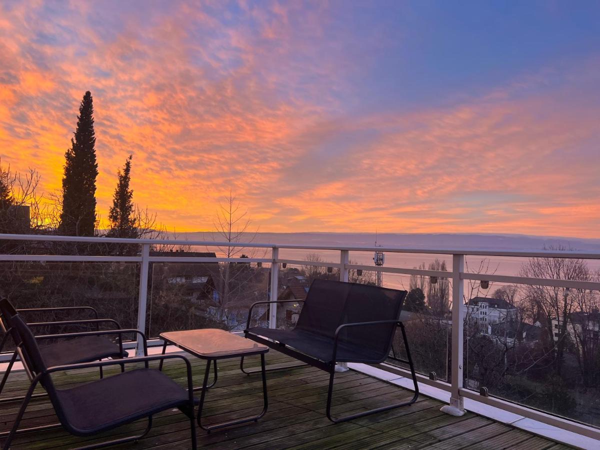 Leman Panoramique Avec Terrasse A Deux Pas Du Centre-Ville Évian-les-Bains Dış mekan fotoğraf